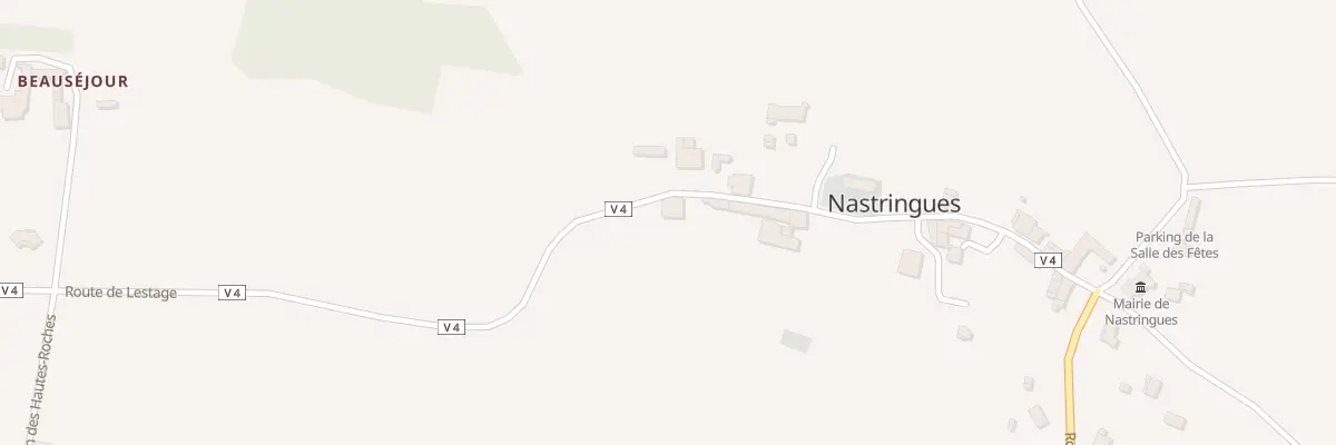 Plan du 11 Le Bourg à Nastringues