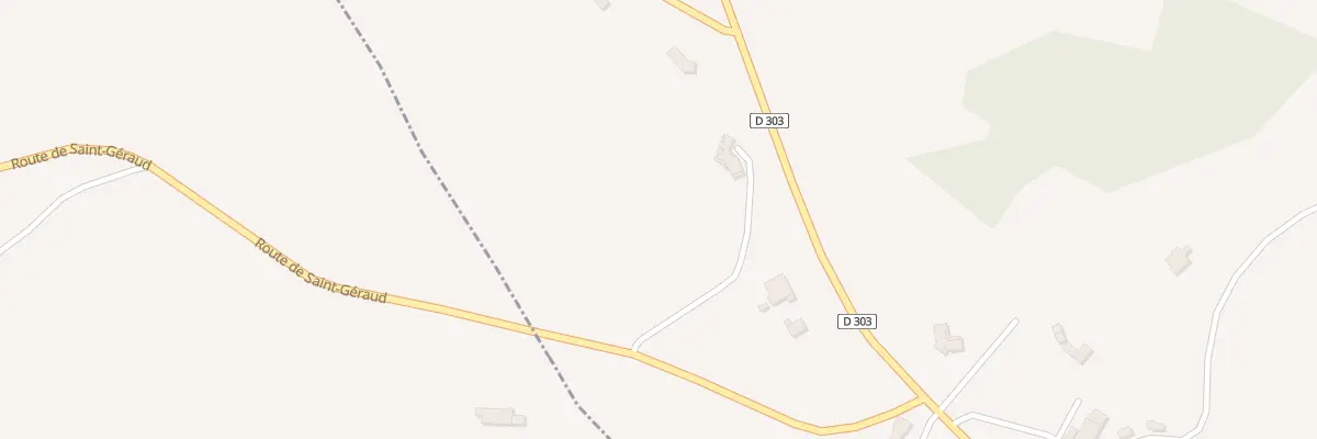 Plan du 9999 L’Avocat à Saint-Géraud