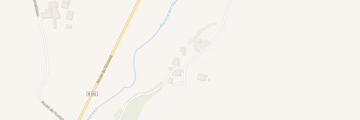 Plan du 881 Rte les Vergers à Esclottes