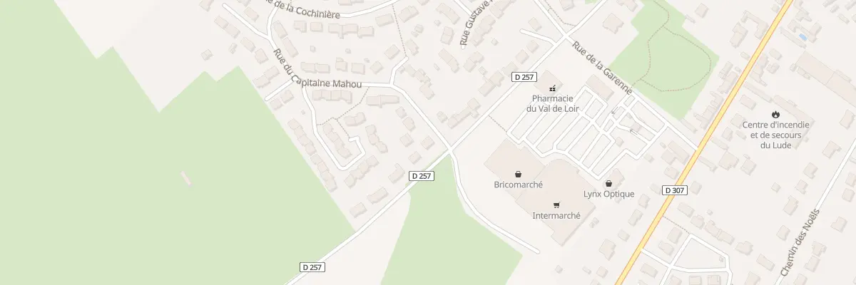 Plan du 30 Rte de Genneteil au Lude