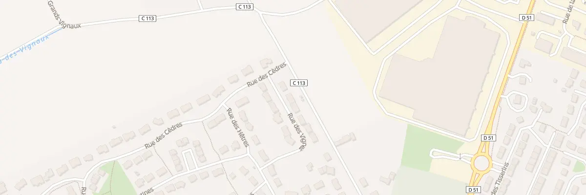 Plan du 5 Rue des Vignes à Spay