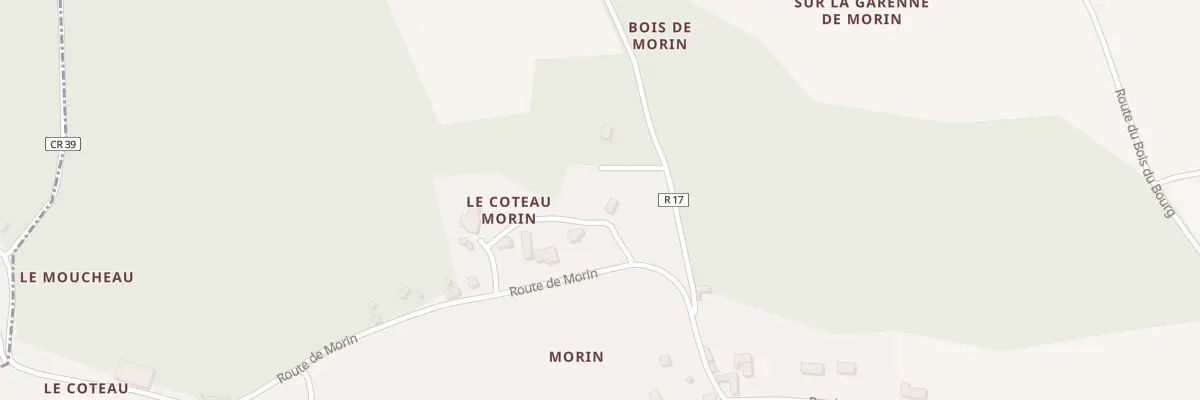 Plan du 13 Rte de Morin à Seuilly