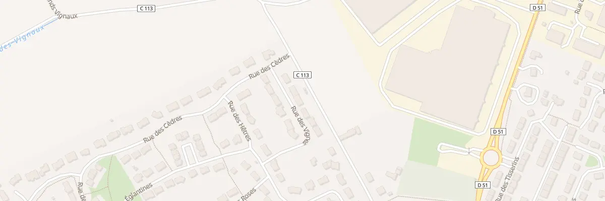 Plan du 7 Rue des Vignes à Spay