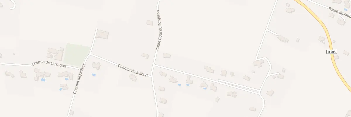 Plan du 3 Rte Cote du Forgeron à Beaupuy