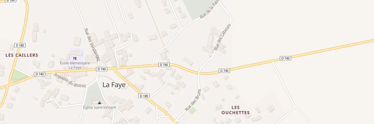 Plan du 491 Rue des Ecoles à La Faye