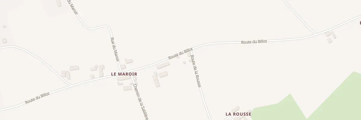 Plan du 640 Rte du Billot à Courléon