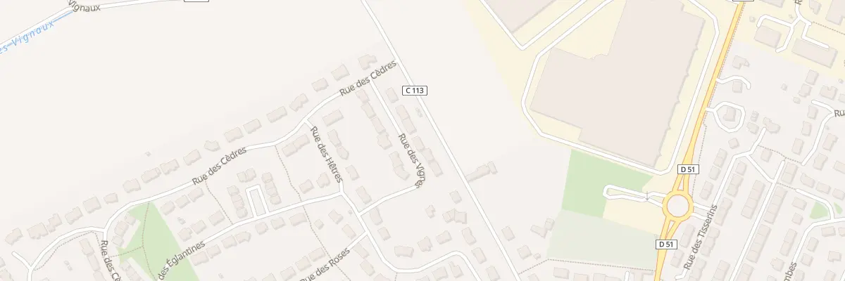 Plan du 9 Rue des Vignes à Spay