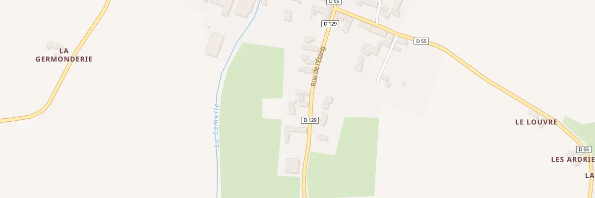 Plan du 8 Rue de l’Etang à Rouessé-Fontaine