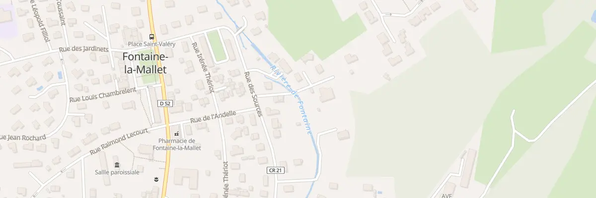 Plan du 20 Rue des Sources à Fontaine-la-Mallet