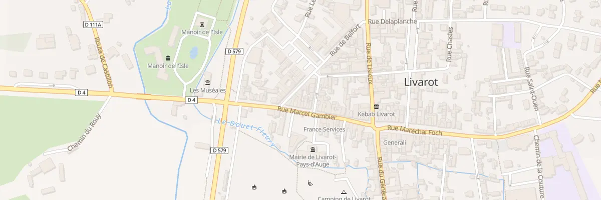 Plan du 40 Rue Marcel Gambier Livarot à Livarot-Pays-d’Auge