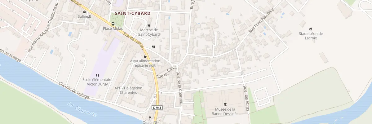 Plan du 5 Rue du Simard à Angoulême