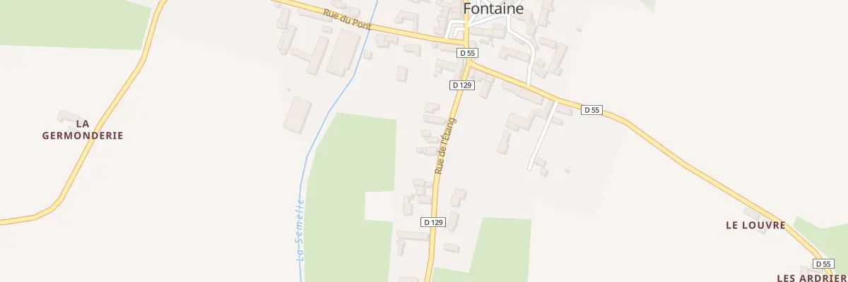 Plan du 4 Rue de l’Etang à Rouessé-Fontaine