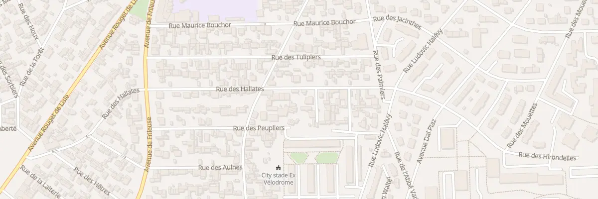 Plan du 56 Rue des Hallates au Havre
