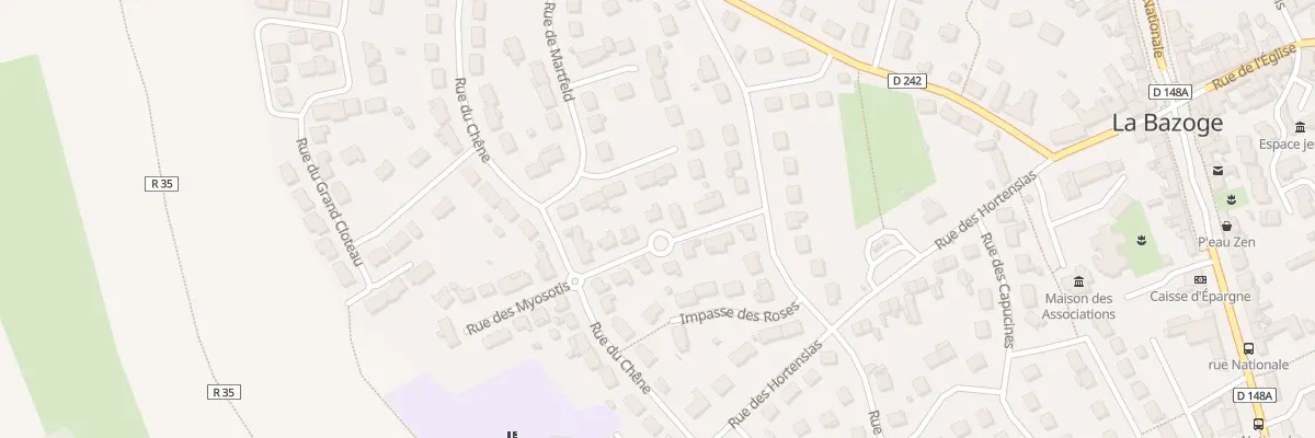 Plan du 40 Rue du Chêne à La Bazoge