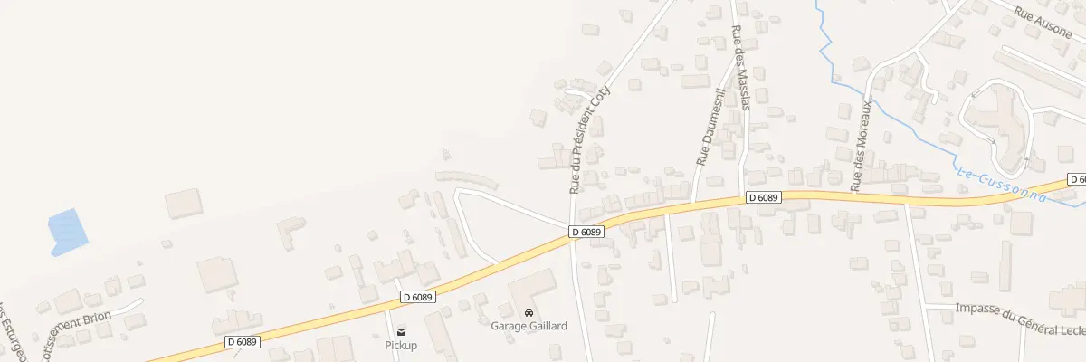 Plan du 1 Rue du Pdt Coty à Montpon-Ménestérol