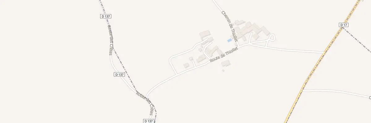 Plan du 1 Rte de Thiollet à Saint-Romain