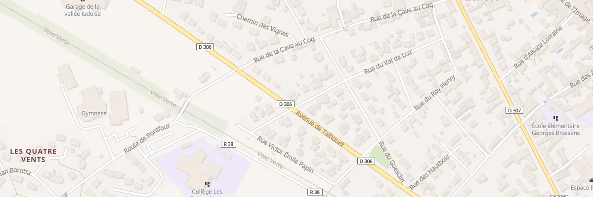 Plan du 36 Rue du Val de Loir au Lude