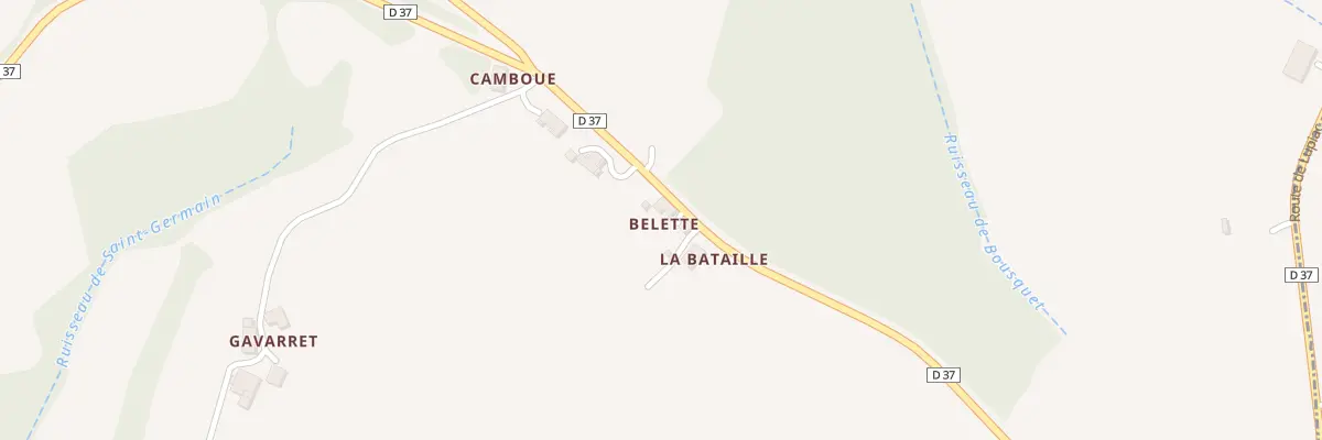 Plan du 5047 Belette à Castelnavet