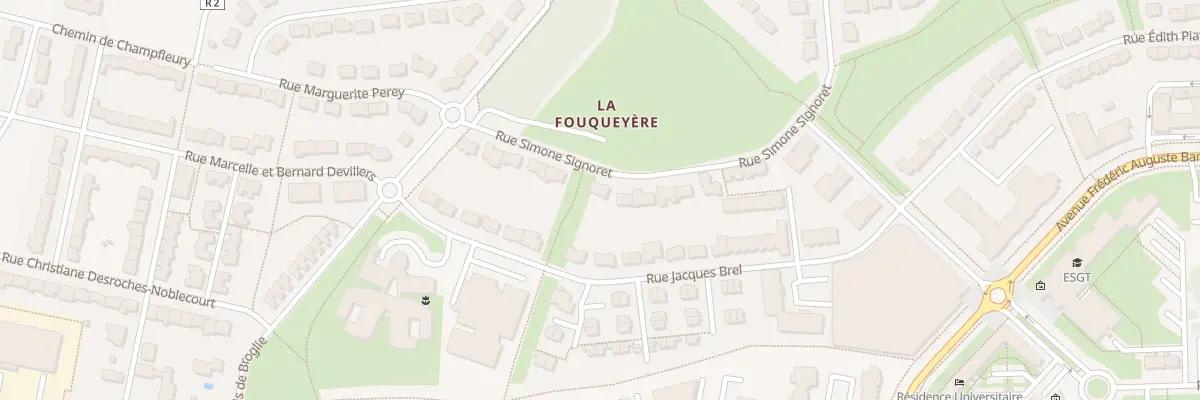 Plan du 41 Rue Simone Signoret au Mans