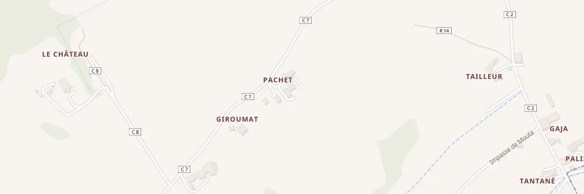 Plan du 5 Imp Pachet à Saint-Justin