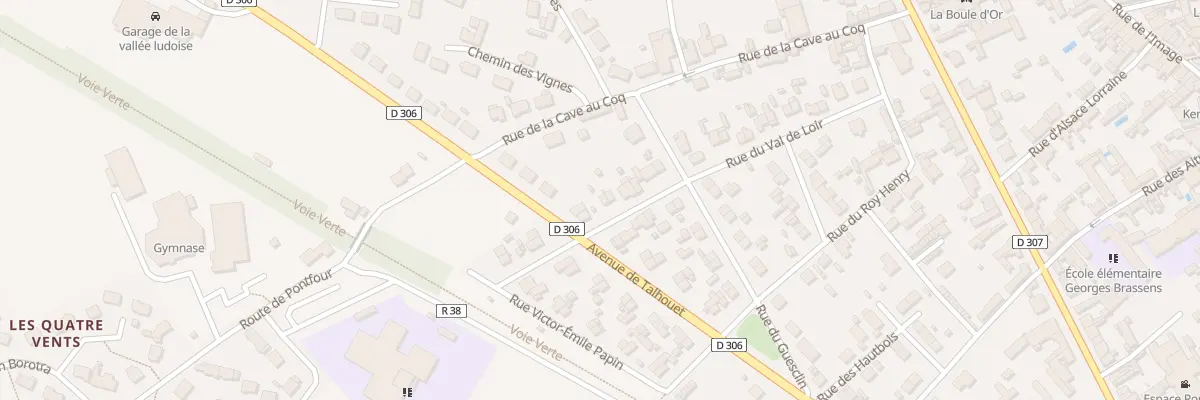Plan du 34 Rue du Val de Loir au Lude