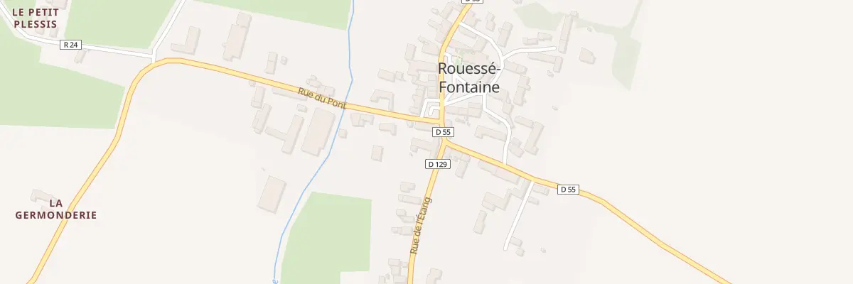 Plan du 1 Rue de la Division Leclerc à Rouessé-Fontaine