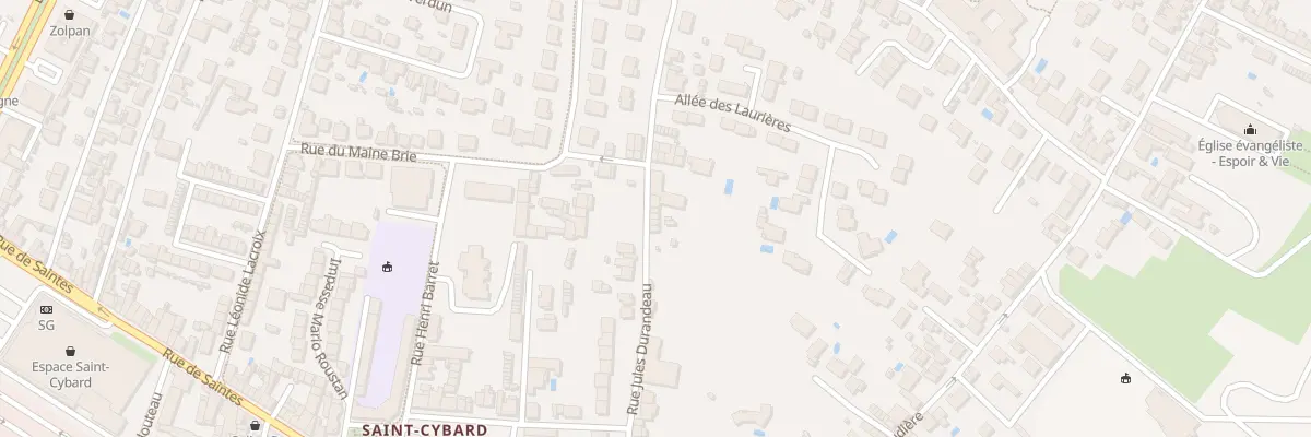 Plan du 69 Rue Jules Durandeau à Angoulême