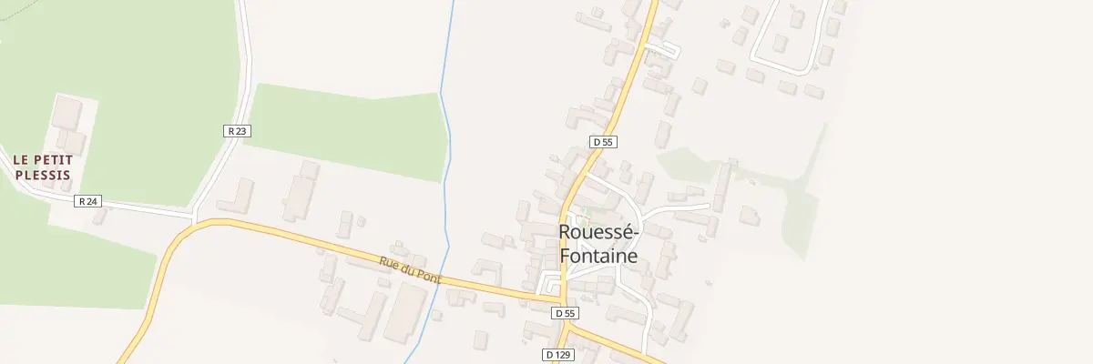 Plan du 13 Rue du General Leclerc à Rouessé-Fontaine