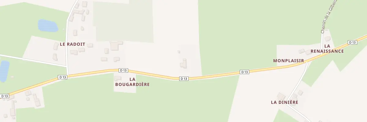 Plan du 739 Rte de Pontvallain à Mansigné