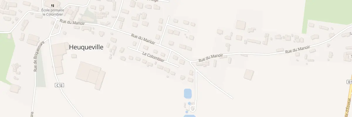 Plan du 5 Le Colombier à Heuqueville