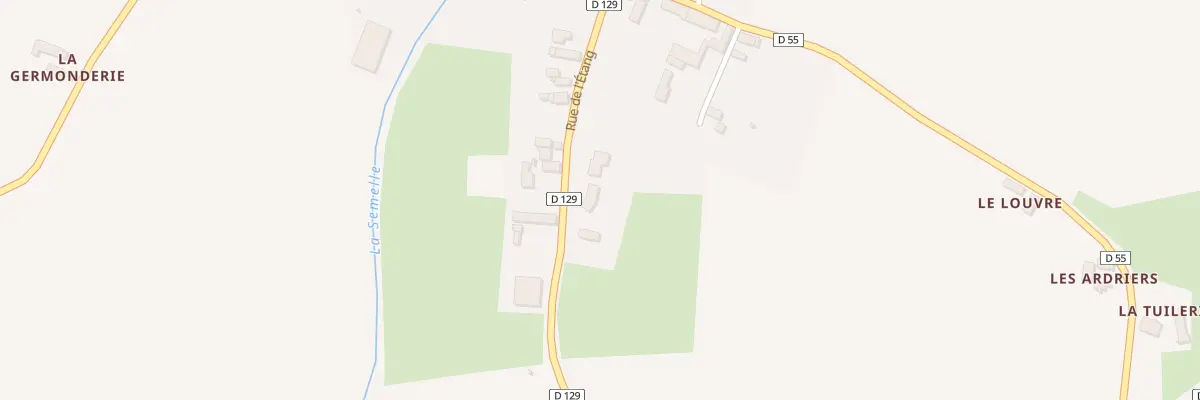 Plan du 5 Rue de l’Etang à Rouessé-Fontaine