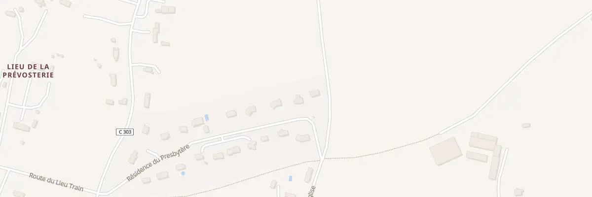Plan du 365 Res du Presbytère à Reux