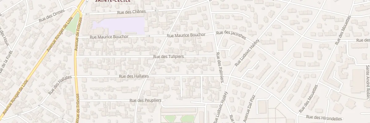 Plan du 38 Rue des Tulipiers au Havre