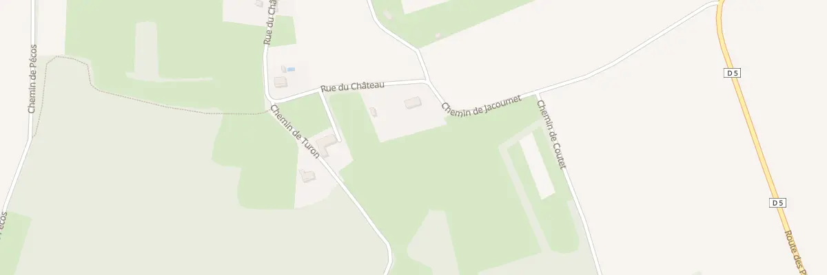 Plan du 110 Rue du Château à Lacassagne
