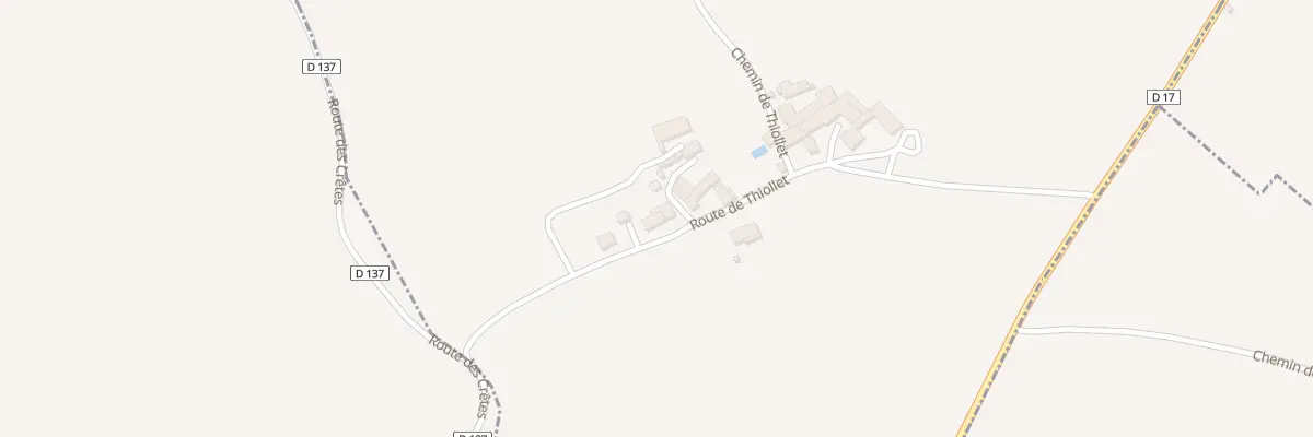 Plan du 3 Rte de Thiollet à Saint-Romain