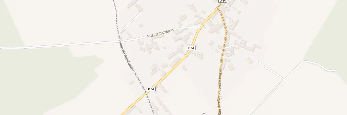 Plan du 50 Rue des Hautes Chauleries à Guesnes