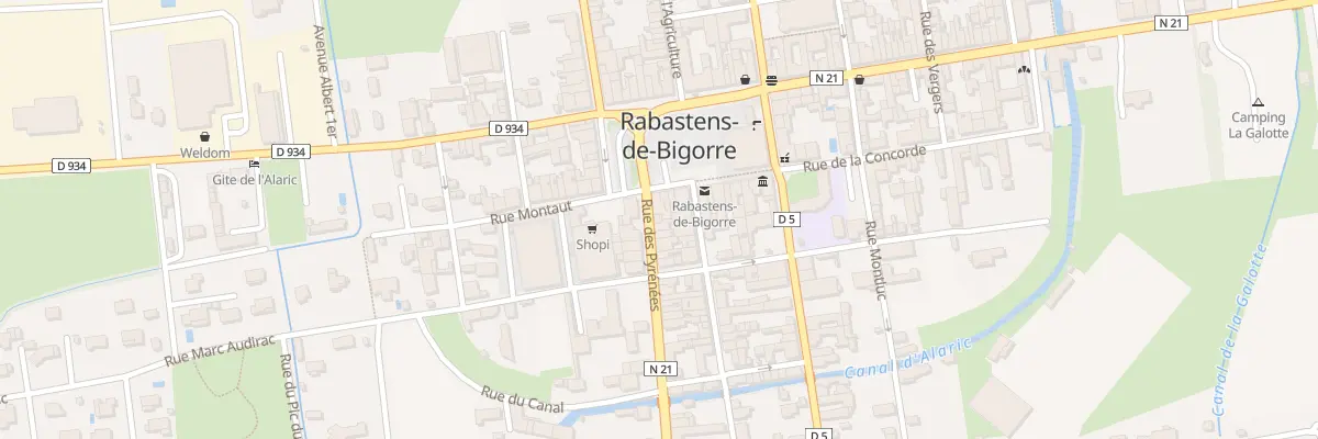 Plan du 3 Rue des Pyrénées à Rabastens-de-Bigorre