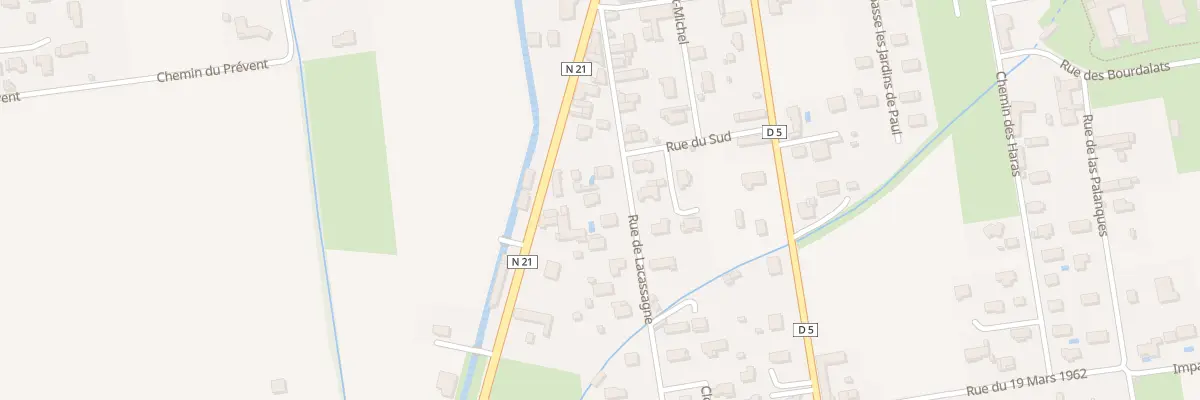 Plan du 8 Rue de Lacassagne à Rabastens-de-Bigorre