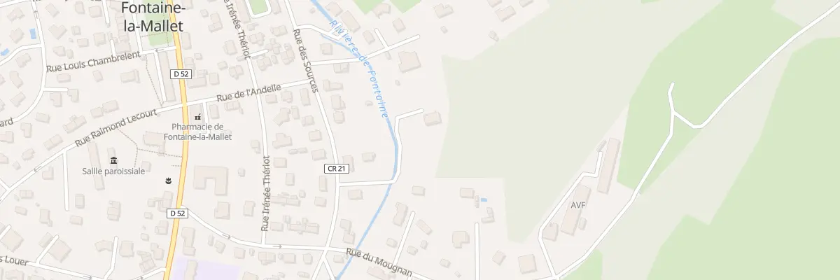 Plan du 6 Rue des Sources à Fontaine-la-Mallet