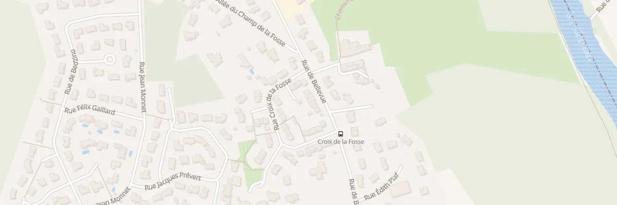 Plan du 9 Rue de Bellevue à Saint-Yrieix-sur-Charente
