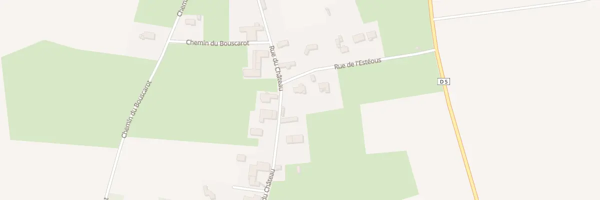 Plan du 2 Rue de l’Estéous à Lacassagne