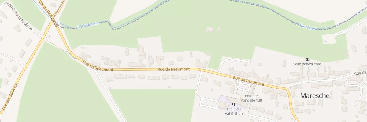 Plan du 29B Rue de Beaumont à Maresché