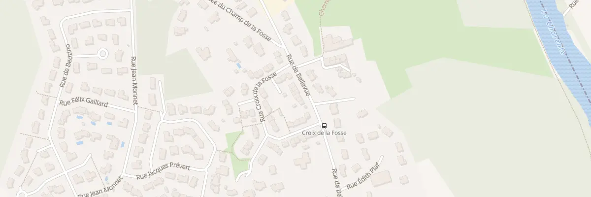 Plan du 7 Rue de Bellevue à Saint-Yrieix-sur-Charente