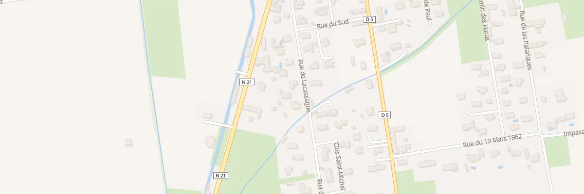 Plan du 16 Rue de Lacassagne à Rabastens-de-Bigorre