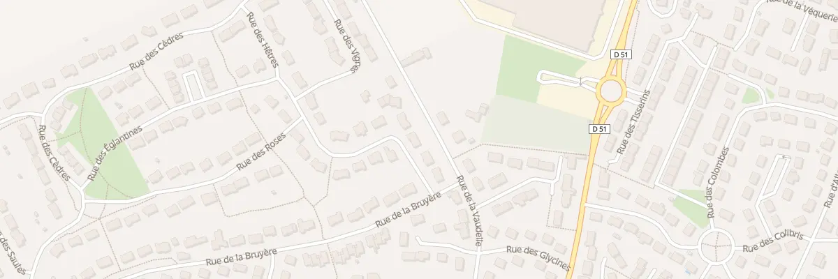 Plan du 6 Rue des Églantines à Spay