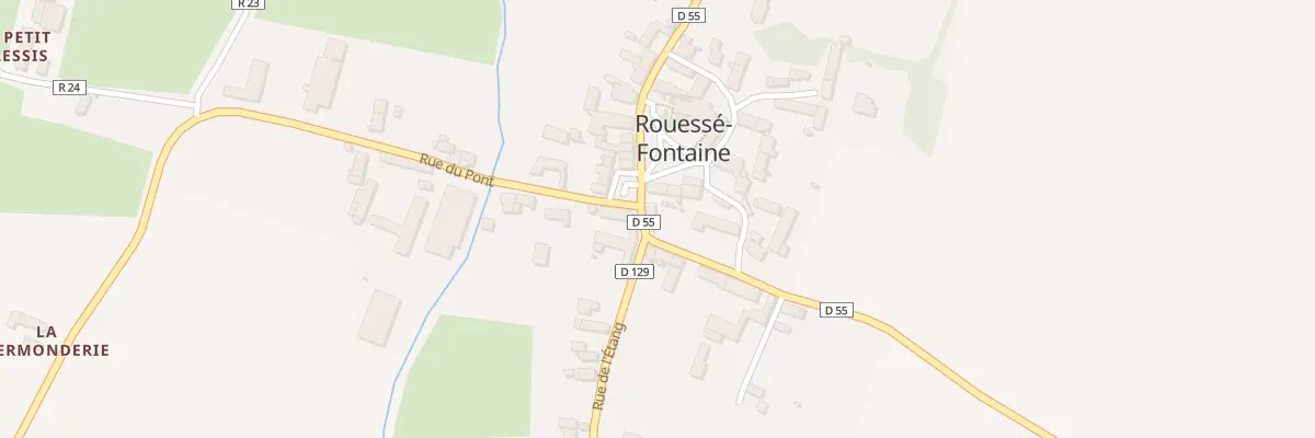 Plan du 2 Rue de la Division Leclerc à Rouessé-Fontaine