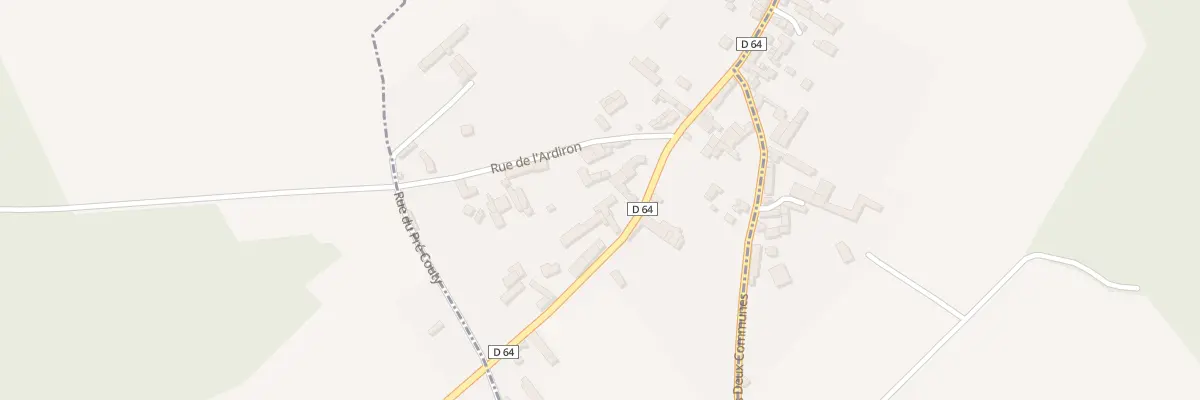 Plan du 48 Rue des Hautes Chauleries à Guesnes