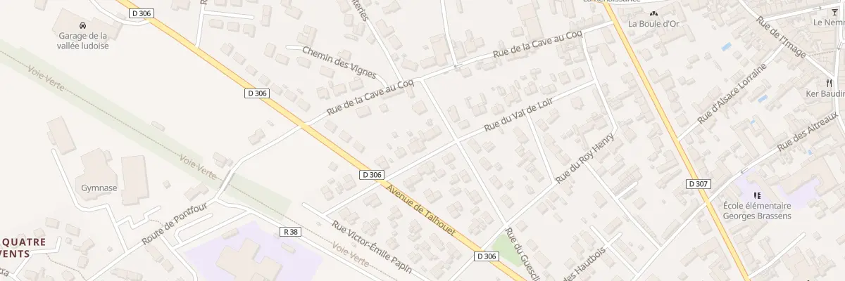 Plan du 26 Rue du Val de Loir au Lude