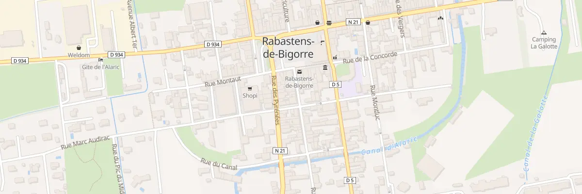 Plan du 8 Rue Saint-michel à Rabastens-de-Bigorre