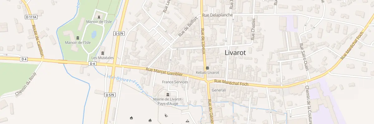 Plan du 16 Rue Marcel Gambier Livarot à Livarot-Pays-d’Auge